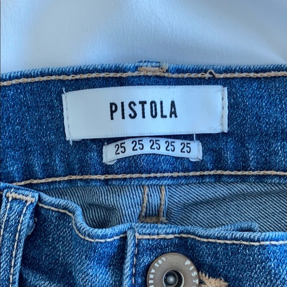 Pistola High-waisted Ripped Cropped Jeans - Picture 5 of 6